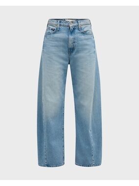 MOTHER Light Blue Half-Pipe Flood Jeans